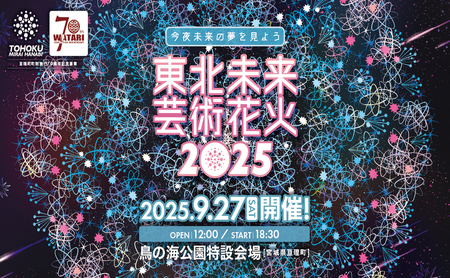 東北未来芸術花火2025 マイカーペアチケット A席指定席イス席 花火大会 音楽 リズム 感動 思い出 最高 キレイ 夏 鑑賞