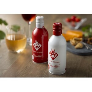 国産苺スパークリングワイン ミガキイチゴ・カネット290ml(赤白各2本)[配送不可地域:離島]