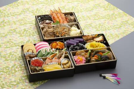 菜園レストラン「野の風」田舎の母の手作りおせち(三段重 約3名分)