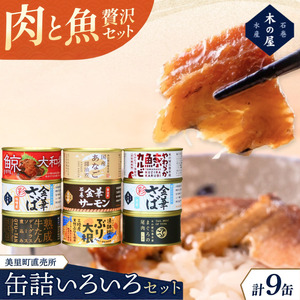 美里町直売所厳選いろいろ9缶セット / 缶詰 缶 セット クジラ 鯨 カルビ 焼肉味 牛タン デミグラスソース [kany002]