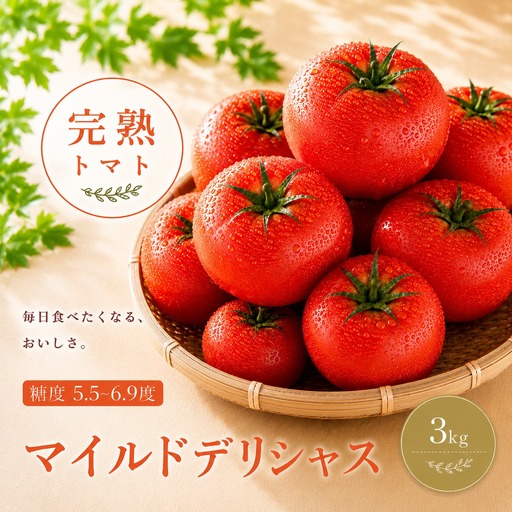 トマト マイルドデリシャス3kg とまと【delf046】