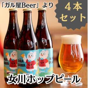 女川ホップピール(発泡酒)4本セット クラフトビール 地ビール 宮城 500ml 瓶[配送不可地域:離島]