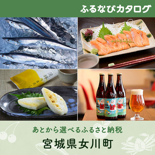 【有効期限なし！後からゆっくり特産品を選べる】宮城県女川町カタログポイント