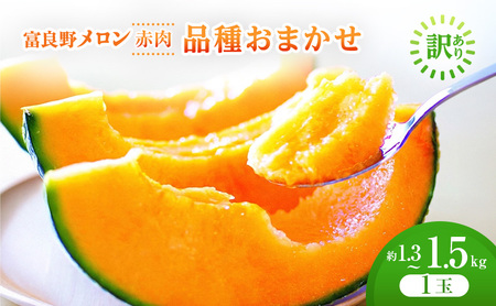 [2026年発送]富良野メロン 約1.3kg〜1.5kg 1玉 [ メロン フルーツ 果物 北海道 富良野 ]