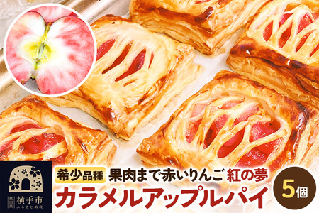 紅の夢カラメルアップルパイ 5個入りセット