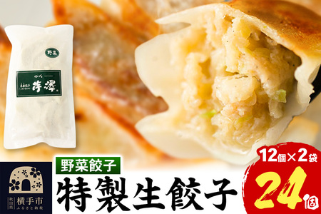 野菜餃子(豚肉)12個入×2袋