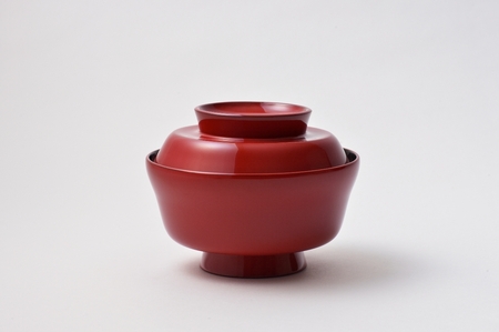 川連漆器　たなごころ　汁椀　小皿セット[B5-5402]
