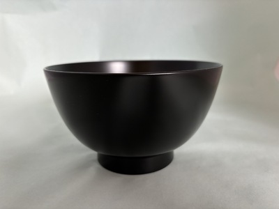 川連漆器 大椀(黒) 漆器 漆器 漆器 漆器 [C6-6301]