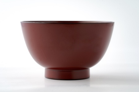 川連漆器 大椀(朱) 漆器 漆器 漆器 漆器 [C6-6302]