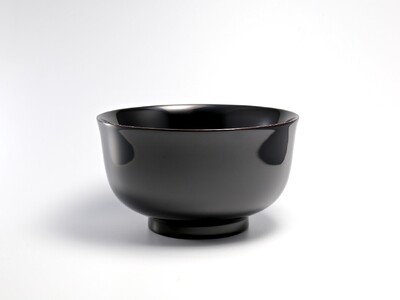 川連漆器 燻椀 IBURIWANCO 小丼 黒[B8-5401-1]