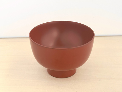 川連漆器 銀朱 鉄鉢椀[(株)佐藤商事][B4-5501]