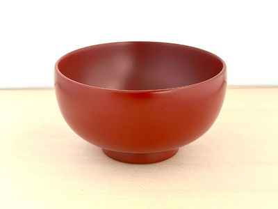 川連漆器 銀朱 4.4寸椀 漆器 漆器 【(株)佐藤商事】[B7-5501]