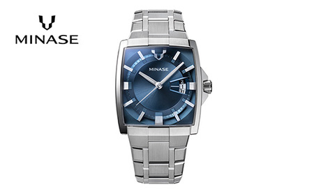 MINASE時計 HORIZON ブレスレットタイプ(VM12-M01NBL-SSB) MINASE 日本製 時計 腕時計 メンズ 高額 人気 ランキング[協和精工株式会社][F11947]