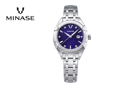MINASE時計 Uruga31 ブレスレットタイプ(UG02-M01NBL-SSB) MINASE 日本製 時計 腕時計 レディース 高額 人気 ランキング[協和精工株式会社][F11949]