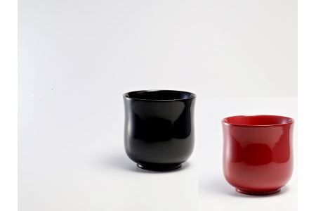 川連漆器　燻椀　IBURIWANCO　小吸物椀2個組[B4-5401]