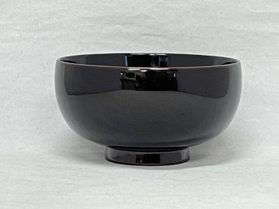 川連漆器 本溜内黒4.4寸椀 漆器 漆器 漆器 漆器 [(株)佐藤商事][B5-5501]