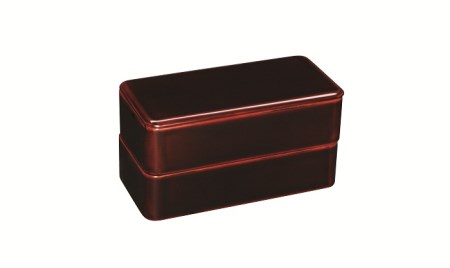 川連漆器 2段弁当箱 漆器 漆器 漆器 漆器 [I6002]