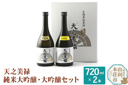 佐藤酒造店 日本酒 天之美禄 純米大吟醸・大吟醸セット 720ml×2本