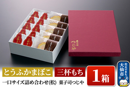 とうふかまぼこ・三杯もち 一口サイズ詰め合わせ(松) [菓子司つじや]