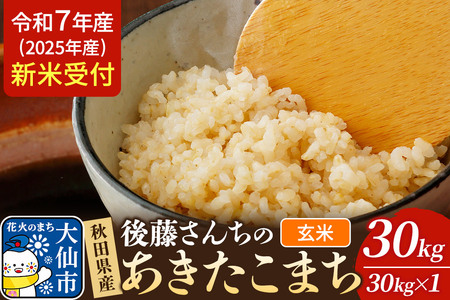 玄米]秋田県産 あきたこまち 令和6年産 [30kg][秋田米サキホコレ