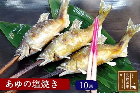 あゆの塩焼き 10尾 秋田県北秋田市産あゆ(養殖)