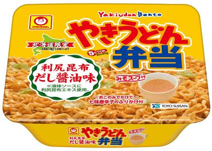 マルちゃん「やきうどん弁当 利尻昆布だし醤油味」12食入り 1ケース