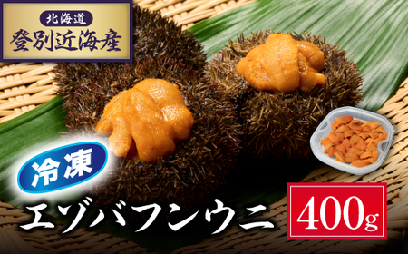 北海道登別近海産エゾバフンウニ(冷凍パック)400g [ウニ ウニ うに 雲丹 エゾバフンウニ エゾバフンウニ バフンウニ バフンウニ 冷凍 冷凍うに 冷凍ウニ 冷凍ウニ ウニ 冷凍ウニ]