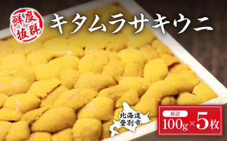 極上！北海道産キタムラサキウニ折詰500g ※2025年6月下旬～順次発送　【ウニ うに 雲丹 キタムラサキ 北海道産 折詰】