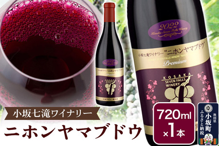 小坂七滝ワイナリー ニホンヤマブドウ 720ml×1本
