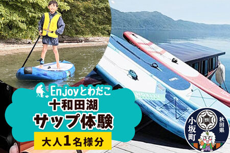 Enjoyとわだこ 十和田湖 SUP体験(大人1名様分)[レターパックプラス]