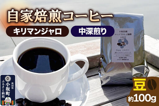 自家焙煎コーヒー キリマンジャロ (AAキボ)/中深煎り 豆100g