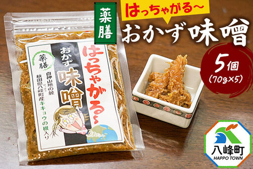 おかず味噌 はっちゃがる 70g×5個