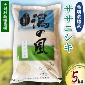 大潟村高橋農場　特別栽培米「ササニシキ」5kg【配送不可地域：離島・沖縄県】【1124531】