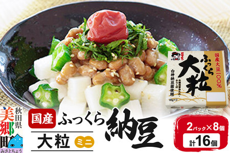 ヤマダフーズ 国産 ふっくら大粒 ミニ 2パック×8個(計16個)
