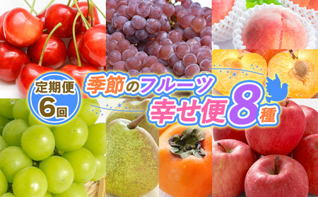 【定期便6回】季節のフルーツ幸せ便8種 【令和7年産先行予約】FS24-783