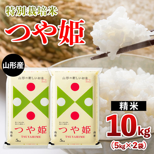 山形産 特別栽培米 つや姫 10kg(5kg×2) FZ26-769