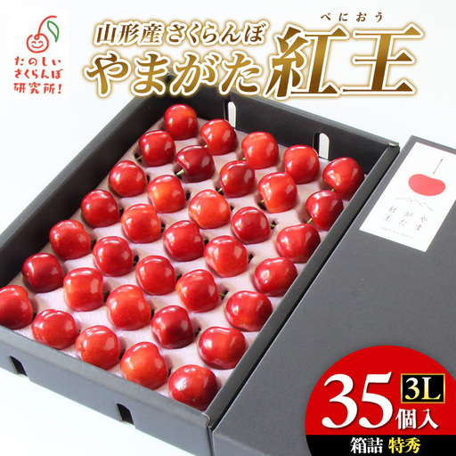 やまがた紅王 3L 35個 箱詰(特秀) FY26-052