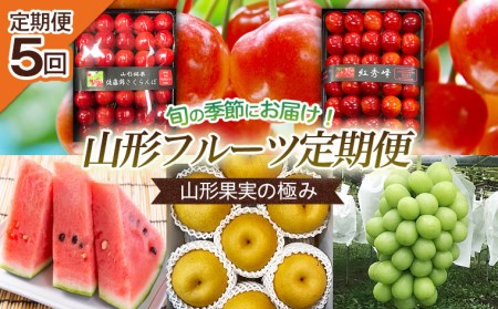 【定期便5回】山形果実の極み FS20-100