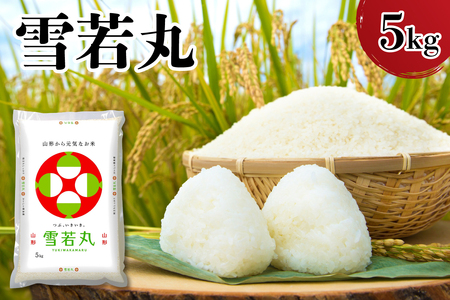 [令和6年産]山形県産雪若丸 5kg