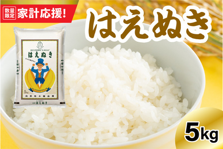 [令和7年産]はえぬき 5kg 〔精米〕家計応援 2025年産 白米 米 お米 おにぎり 弁当 粒立ち 甘み 厳選 山形県 米沢市