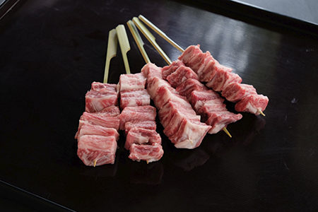 [冷蔵]米沢牛 晩酌セット ( 米沢牛 牛串 )50g × 5本 計250g 牛肉 和牛 ブランド牛 [030-A002]