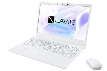 【2021年秋冬モデル】  NEC パソコン LAVIE Direct N-15④ 15.6型ワイド LED 液晶搭載ノート PC（ホワイト）（Windows11）オフィスアプリなし 055N-15-04B [055N-15-04B]