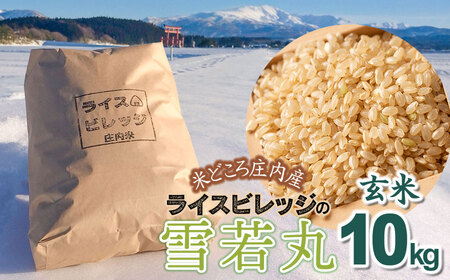 令和7年産 米どころ庄内産 ライスビレッジの雪若丸 玄米10kg K-7117