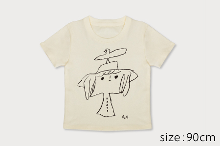 Spiber × 荒井良二 キッズTシャツ "ゆめのこども"(みるく) 90cm