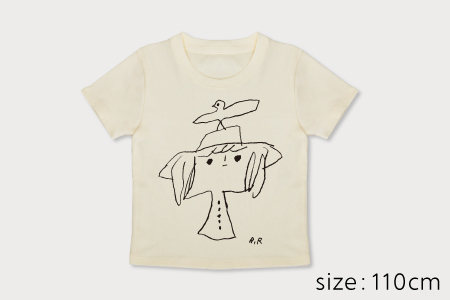 Spiber × 荒井良二 キッズTシャツ "ゆめのこども"(みるく) 110cm
