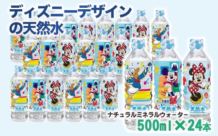 ディズニーデザインの天然水