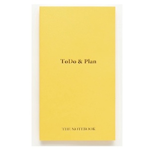 ToDo&Plan タスク管理ノート A5 スリム[イエロー]