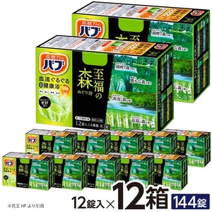 SC0526　花王バブ 至福の森めぐり浴 12錠入×12箱