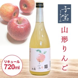 酒田の酒屋厳選 子宝リキュール 山形りんご 720ml×1本