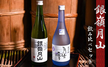 月山酒造 銀嶺月山 純米吟醸酒 日本酒受賞酒飲み比べセット （720ml×2本）　010-E19